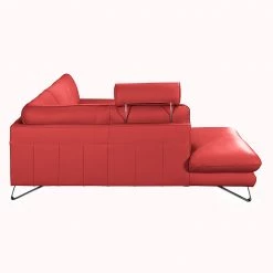 Fredriks Canapé d'angle Enzo - Avec appui-tête 19 Fredriks Canapé d'angle Enzo - Avec appui-tête -Meubles de salon Soldes ecksofa enzo echtleder kaminrot ottomane davorstehend links 418497