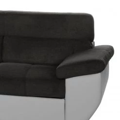 Cotta Canapé d'angle Estoi (convertible) - Imitation cuir / Tissé à plat - Galet / Marron foncé - Méridienne longue à gauche (vue de face) 20 Cotta Canapé d'angle Estoi (convertible) - Imitation cuir / Tissé à plat - Galet / Marron foncé - Méridienne longue à gauche (vue de face) -Meubles de salon Soldes ecksofa fuseta mit schlaffunktion kunstleder flachgewebe ottomane davorstehend links 4112232