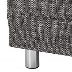 Loftscape Canapé d'angle Greenwood - Tissu structuré Lawan: Noir - Méridienne courte à droite (vue de face) -Meubles de salon Soldes ecksofa greenwood strukturstoff longchair ottomane davorstehend rechts schwarz 4104840