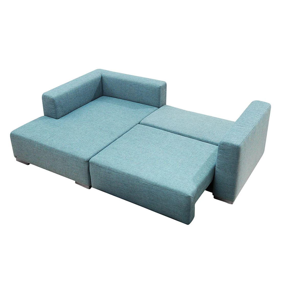 Tom Tailor Canapé d'angle Heaven Casual - Tissu TCU : 6 fresh blue - Méridienne courte à gauche (vue de face) - Fonction couchage - Coffre de lit 4 Tom Tailor Canapé d'angle Heaven Casual - Tissu TCU : 6 fresh blue - Méridienne courte à gauche (vue de face) - Fonction couchage - Coffre de lit – Image 2