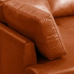 Ars manufacti Canapé d'angle Horley II - Marron miel - Méridienne longue à gauche (vue de face) 22 Ars manufacti Canapé d'angle Horley II - Marron miel - Méridienne longue à gauche (vue de face) -Meubles de salon Soldes ecksofa horley ii echtleder ottomane davorstehend links honigbraun 4672036