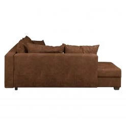 Loftscape Canapé d'angle Inywa - Convertible / montable des deux côtés - Aspect cuir antique - Microfibre Priya: Cognac - Avec fonction couchage 27 Loftscape Canapé d'angle Inywa - Convertible / montable des deux côtés - Aspect cuir antique - Microfibre Priya: Cognac - Avec fonction couchage -Meubles de salon Soldes ecksofa inywa mit schlaffunktion beidseitig montierbar antiklederlook cognac 4789912