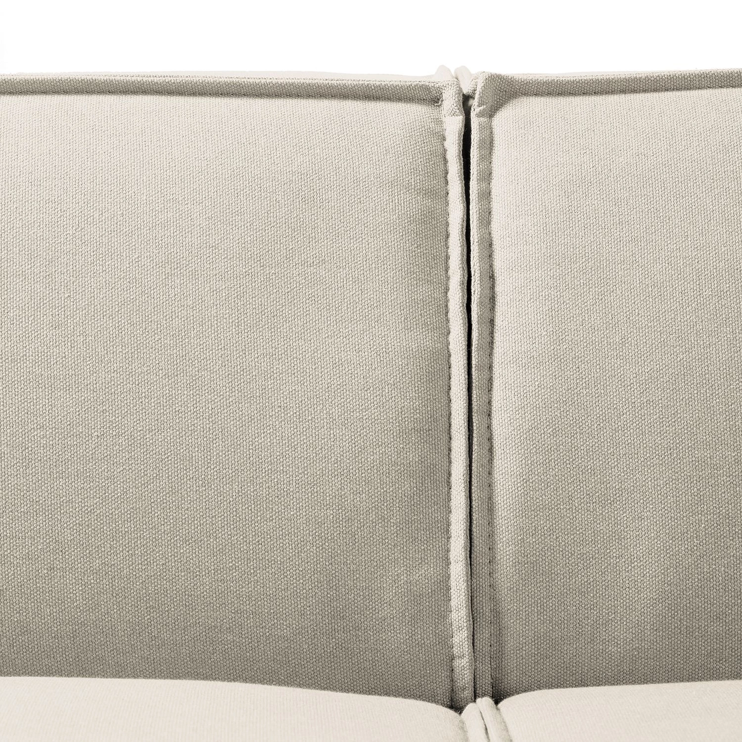 Canapé d'angle Kinx I - Tissu Osta: Blanc vieilli - Méridienne courte à gauche (vue de face) - Sans fonction 11 Canapé d'angle Kinx I - Tissu Osta: Blanc vieilli - Méridienne courte à gauche (vue de face) - Sans fonction – Image 9