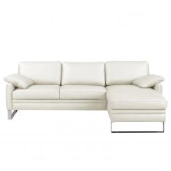 Fredriks Canapé d'angle Laureto II - Blanc - Méridienne courte à droite (vue de face) 20 Fredriks Canapé d'angle Laureto II - Blanc - Méridienne courte à droite (vue de face) -Meubles de salon Soldes ecksofa laureto ii echtleder longchair davorstehend rechts weiss 3610705