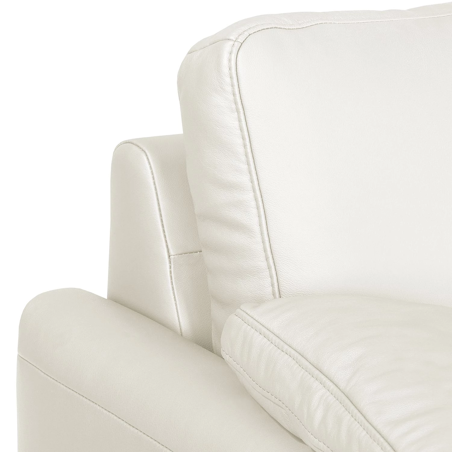 Fredriks Canapé d'angle Laureto II - Blanc - Méridienne courte à droite (vue de face) 16 Fredriks Canapé d'angle Laureto II - Blanc - Méridienne courte à droite (vue de face) – Image 14