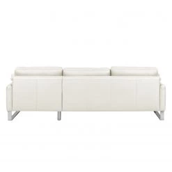 Fredriks Canapé d'angle Laureto II - Blanc - Méridienne courte à droite (vue de face) 24 Fredriks Canapé d'angle Laureto II - Blanc - Méridienne courte à droite (vue de face) -Meubles de salon Soldes ecksofa laureto ii echtleder longchair davorstehend rechts weiss 3634113