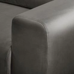 Mørteens Canapé d'angle Lauris - Gris - Méridienne courte à gauche (vue de face) -Meubles de salon Soldes ecksofa lauris samt longchair davorstehend links grau 4880836