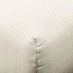 Mørteens Canapé d'angle Lauris - Crème - Méridienne courte à droite (vue de face) -Meubles de salon Soldes ecksofa lauris strukturstoff longchair davorstehend rechts creme 4880268