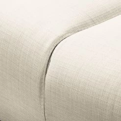 Mørteens Canapé d'angle Lauris - Crème - Méridienne courte à droite (vue de face) -Meubles de salon Soldes ecksofa lauris strukturstoff longchair davorstehend rechts creme 4880280