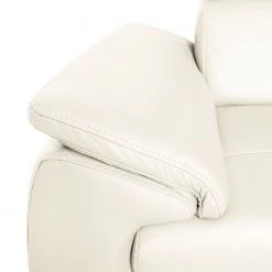 Loftscape Canapé d'angle Olival III - Blanc vieilli - Fonction lit à gauche (vue de face) -Meubles de salon Soldes ecksofa lauro mit schlaffunktion echtleder schlaffunktion davorstehend links altweiss 4195860