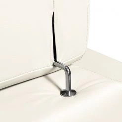 Loftscape Canapé d'angle Olival III - Blanc vieilli - Fonction lit à gauche (vue de face) -Meubles de salon Soldes ecksofa lauro mit schlaffunktion echtleder schlaffunktion davorstehend links altweiss 4195872