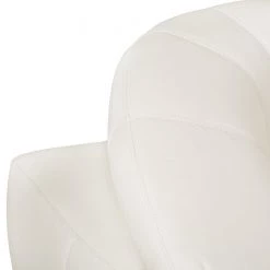 Fredriks Canapé d'angle Lyneal Cuir véritable - Blanc - Méridienne longue à droite (vue de face) -Meubles de salon Soldes ecksofa lyneal echtleder ottomane davorstehend rechts weiss 4270604