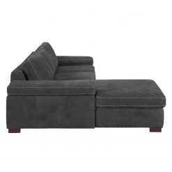 Ars Natura Canapé d'angle Maine - Gris foncé - Méridienne courte à gauche (vue de face) 20 Ars Natura Canapé d'angle Maine - Gris foncé - Méridienne courte à gauche (vue de face) -Meubles de salon Soldes ecksofa maine echtleder longchair davorstehend links dunkelgrau 4479728