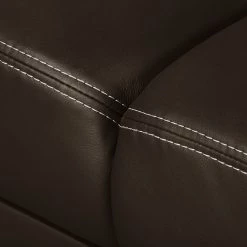 Modoform Canapé d'angle Marquette (convertible) - Angle à gauche (vu de face) 41 Modoform Canapé d'angle Marquette (convertible) - Angle à gauche (vu de face) -Meubles de salon Soldes ecksofa marquette mit schlaffunktion kunstleder dunkelbraun 2 sitzer davorstehend links 4085260