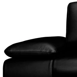 Fredriks Canapé d'angle Masca - Sans fonction -Meubles de salon Soldes ecksofa masca kunstleder schwarz longchair davorstehend rechts 470992