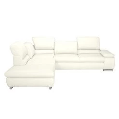 Fredriks Canapé d'angle Masca - Imitation cuir blanc - Méridienne à gauche (vue de face) 13 Fredriks Canapé d'angle Masca - Imitation cuir blanc - Méridienne à gauche (vue de face) -Meubles de salon Soldes ecksofa masca kunstleder weiss ottomane davorstehend links 444760