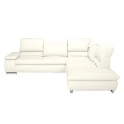 Fredriks Canapé d'angle Masca - Imitation cuir blanc - Méridienne à droite (vue de face) 14 Fredriks Canapé d'angle Masca - Imitation cuir blanc - Méridienne à droite (vue de face) -Meubles de salon Soldes ecksofa masca kunstleder weiss ottomane davorstehend rechts 444747