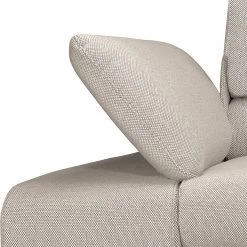Fredriks Canapé d'angle Masca II - Beige - Méridienne courte à droite (vue de face) - Sans fonction -Meubles de salon Soldes ecksofa masca strukturstoff beige longchair davorstehend rechts 470657