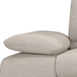 Fredriks Canapé d'angle Masca II - Beige - Méridienne courte à droite (vue de face) - Sans fonction -Meubles de salon Soldes ecksofa masca strukturstoff beige longchair davorstehend rechts 470658