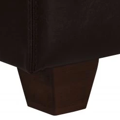 Maison Belfort Canapé Nespolo (3 places) - Cuir synthétique marron foncé 22 Maison Belfort Canapé Nespolo (3 places) - Cuir synthétique marron foncé -Meubles de salon Soldes ecksofa nespolo kunstleder dunkelbraun ottomane davorstehend rechts 4576544