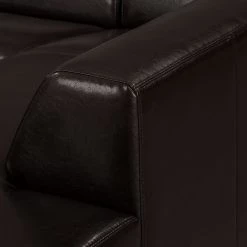 Maison Belfort Ensemble de canapés Nespolo - Cuir synthétique marron -Meubles de salon Soldes ecksofa nespolo kunstleder dunkelbraun ottomane davorstehend rechts 4576556 3