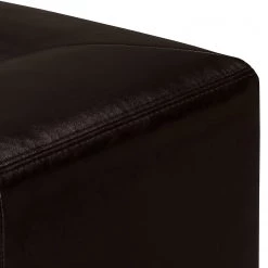 Maison Belfort Ensemble de canapés Nespolo - Cuir synthétique marron -Meubles de salon Soldes ecksofa nespolo kunstleder dunkelbraun ottomane davorstehend rechts 4576568 3