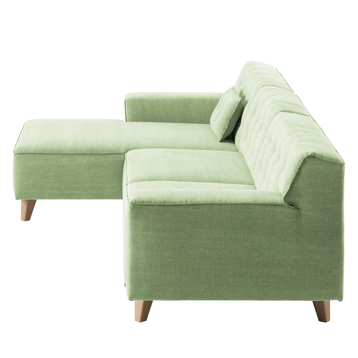 Tom Tailor Canapé d'angle Nordic Chic II - Tissu TUS : 5 pistaccio - Méridienne courte à gauche (vue de face) 9 Tom Tailor Canapé d'angle Nordic Chic II - Tissu TUS : 5 pistaccio - Méridienne courte à gauche (vue de face) – Image 7