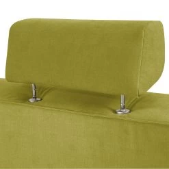Tom Tailor Canapé d’angle Nordic Chic III - Vert pistache - Méridienne courte à droite (vue de face) -Meubles de salon Soldes ecksofa nordic chic iii webstoff longchair davorstehend links pistaziengruen 4754148