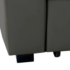 Modoform Canapé d'angle Parilla (convertible) - Gris - Largeur : 229 cm - Méridienne courte à droite (vue de face) -Meubles de salon Soldes ecksofa parilla mit schlaffunktion echtleder longchair davorstehend rechts grau 229 cm 4379988