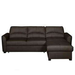 Canapé d'angle Parilla (convertible) - Marron vintage - Méridienne courte à droite (vue de face) 18 Canapé d'angle Parilla (convertible) - Marron vintage - Méridienne courte à droite (vue de face) -Meubles de salon Soldes ecksofa parilla mit schlaffunktion kunstleder longchair davorstehend rechts vintage braun 5070904