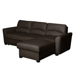 Canapé d'angle Parilla (convertible) - Marron vintage - Méridienne courte à droite (vue de face) 21 Canapé d'angle Parilla (convertible) - Marron vintage - Méridienne courte à droite (vue de face) -Meubles de salon Soldes ecksofa parilla mit schlaffunktion kunstleder longchair davorstehend rechts vintage braun 5070916