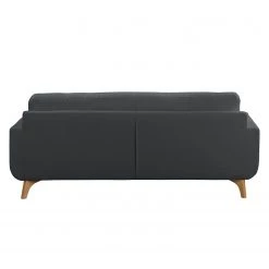 Mørteens Canapé d'angle Postville - Gris - Méridienne courte à gauche (vue de face) -Meubles de salon Soldes ecksofa postville strukturstoff longchair davorstehend links grau 4890276