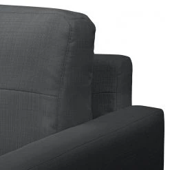 Mørteens Canapé d'angle Postville - Gris - Méridienne courte à gauche (vue de face) -Meubles de salon Soldes ecksofa postville strukturstoff longchair davorstehend links grau 4890288