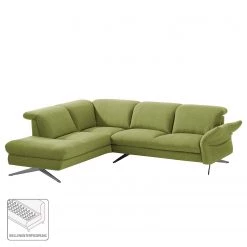 Loftscape Canapé d'angle Radway - Avocat - Méridienne longue à gauche (vue de face) -Meubles de salon Soldes ecksofa radway flachgewebe ottomane davorstehend links avocado 4971532