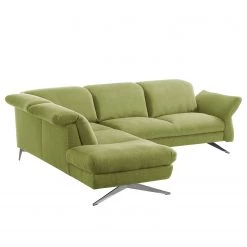 Loftscape Canapé d'angle Radway - Avocat - Méridienne longue à gauche (vue de face) -Meubles de salon Soldes ecksofa radway flachgewebe ottomane davorstehend links avocado 4971548