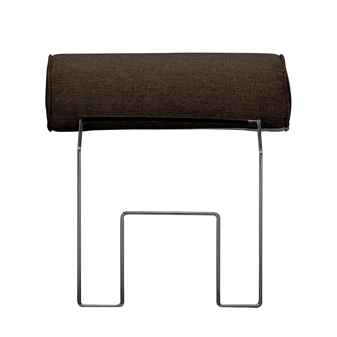 Loftscape Canapé d'angle Sharon - Tissu marron - noir - Méridienne à droite (vue de face) - 2 appuis-tête 14 Loftscape Canapé d'angle Sharon - Tissu marron - noir - Méridienne à droite (vue de face) - 2 appuis-tête – Image 12