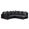 Fredriks Canapé d'angle Sibenik - Méridienne courte à droite (vue de face) - Sans repose-pieds 1 Fredriks Canapé d'angle Sibenik - Méridienne courte à droite (vue de face) - Sans repose-pieds -Meubles de salon Soldes ecksofa sibenik kunstleder schwarz strukturstoff schwarz grau ottomane davorstehend rechts 399251