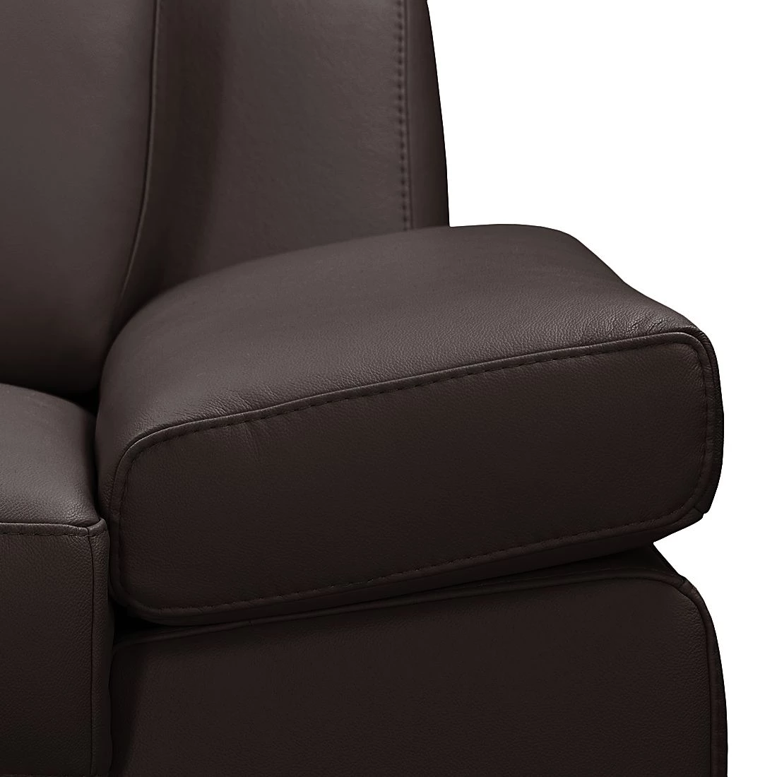 Loftscape Canapé d'angle Silvano - Cuir synthétique mocca - Méridienne à gauche (vue de face) - 1 appui-tête 11 Loftscape Canapé d'angle Silvano - Cuir synthétique mocca - Méridienne à gauche (vue de face) - 1 appui-tête – Image 9