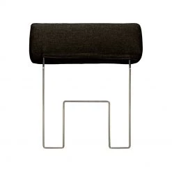 Loftscape Canapé d'angle Silvano - Tissu marron noir - Méridienne à droite (vue de face) Sans appui-tête -Meubles de salon Soldes ecksofa silvano webstoff braun schwarz longchair davorstehend rechts 514717
