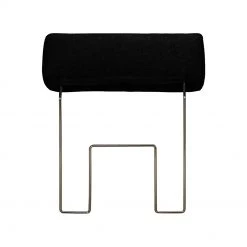 Loftscape Canapé d'angle Silvano - Tissu noir - Méridienne à gauche (vue de face) Avec 1 appui-tête -Meubles de salon Soldes ecksofa silvano webstoff schwarz longchair davorstehend links 514177