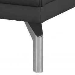 Fredriks Canapé d'angle Sisto II - Anthracite - Méridienne courte à gauche (vue de face) -Meubles de salon Soldes ecksofa sisto ii echtleder longchair davorstehend links anthrazit 3609165