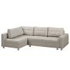 Fredriks Canapé d'angle Upwell (convertible) - Tissu structuré -Meubles de salon Soldes ecksofa upwell mit schlaffunktion strukturstoff ottomane davorstehend links kies 5050560