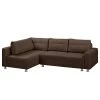 Fredriks Canapé d'angle Upwell (convertible) - Tissu structuré -Meubles de salon Soldes ecksofa upwell mit schlaffunktion strukturstoff ottomane davorstehend links kokosnuss braun 5050604