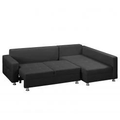 Fredriks Canapé d'angle Upwell (convertible) - Tissu structuré 21 Fredriks Canapé d'angle Upwell (convertible) - Tissu structuré -Meubles de salon Soldes ecksofa upwell mit schlaffunktion strukturstoff ottomane davorstehend rechts anthrazit 5051032