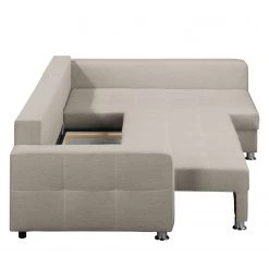 Fredriks Canapé d'angle Upwell (convertible) - Tissu structuré 26 Fredriks Canapé d'angle Upwell (convertible) - Tissu structuré -Meubles de salon Soldes ecksofa upwell mit schlaffunktion strukturstoff ottomane davorstehend rechts kies 5050860