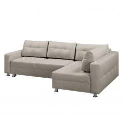 Fredriks Canapé d'angle Upwell (convertible) - Tissu structuré 29 Fredriks Canapé d'angle Upwell (convertible) - Tissu structuré -Meubles de salon Soldes ecksofa upwell mit schlaffunktion strukturstoff ottomane davorstehend rechts kies 5050872