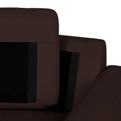 Loftscape Canapé d'angle Venezia - Avec fonction couchage - Imitation cuir - Méridienne montable à gauche et à droite - Marron -Meubles de salon Soldes ecksofa venezia mit schlaffunktion kunstleder braun 253331