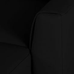 Loftscape Canapé d'angle Venezia - Avec fonction couchage - Imitation cuir - Méridienne montable à gauche et à droite - Noir -Meubles de salon Soldes ecksofa venezia mit schlaffunktion kunstleder schwarz 257550