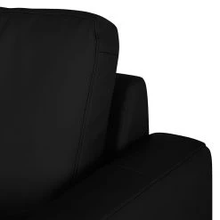 Loftscape Canapé d'angle Venezia - Avec fonction couchage - Imitation cuir - Méridienne montable à gauche et à droite - Noir -Meubles de salon Soldes ecksofa venezia mit schlaffunktion kunstleder schwarz 257551