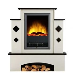 Montreux Cheminée électrique Calabria - Blanc cassé / Brun Havanne 15 Montreux Cheminée électrique Calabria - Blanc cassé / Brun Havanne -Meubles de salon Soldes elektrokamin calabria cremeweiss havannabraun 1923602